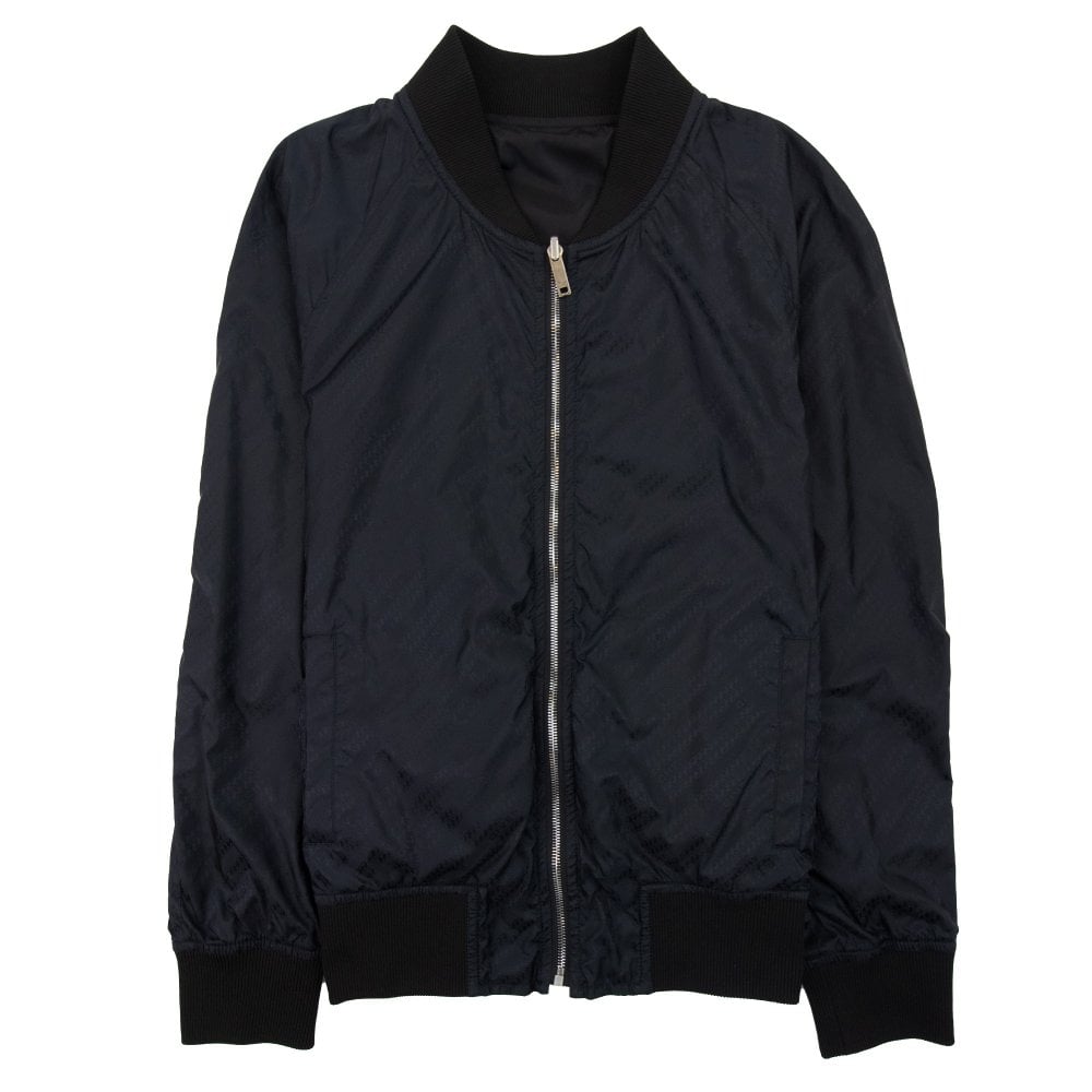 Givenchy Chain Motif Reversible Bomber Jacket Black 001 | ONU