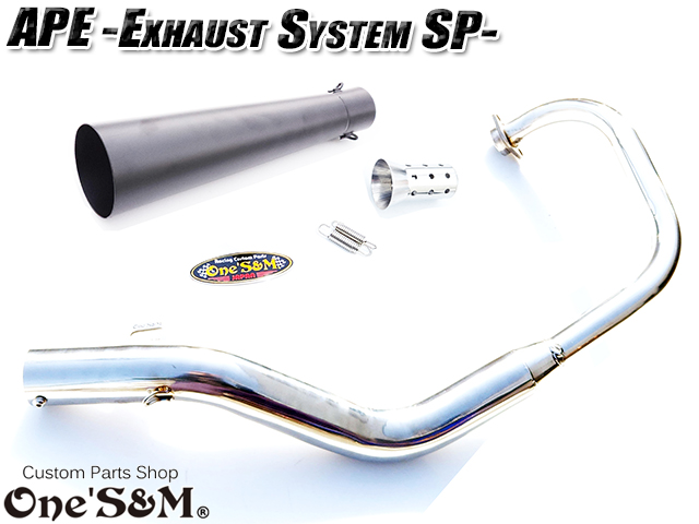 ☆送料込！ APE50 エイプ50 専用 マフラー フルエキゾースト マフラー