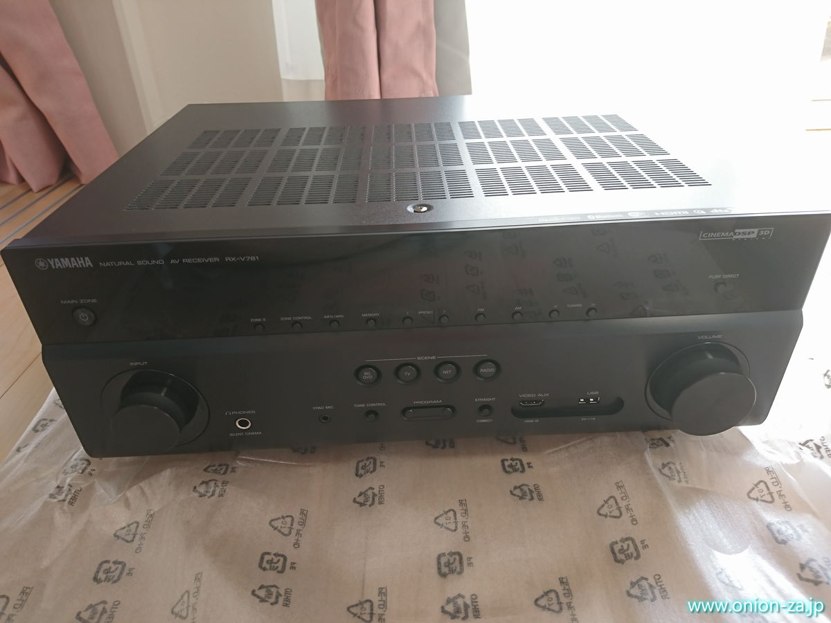 ライブビデオを高音質で楽しみたい！YAMAHA AVアンプRX-V781を買った