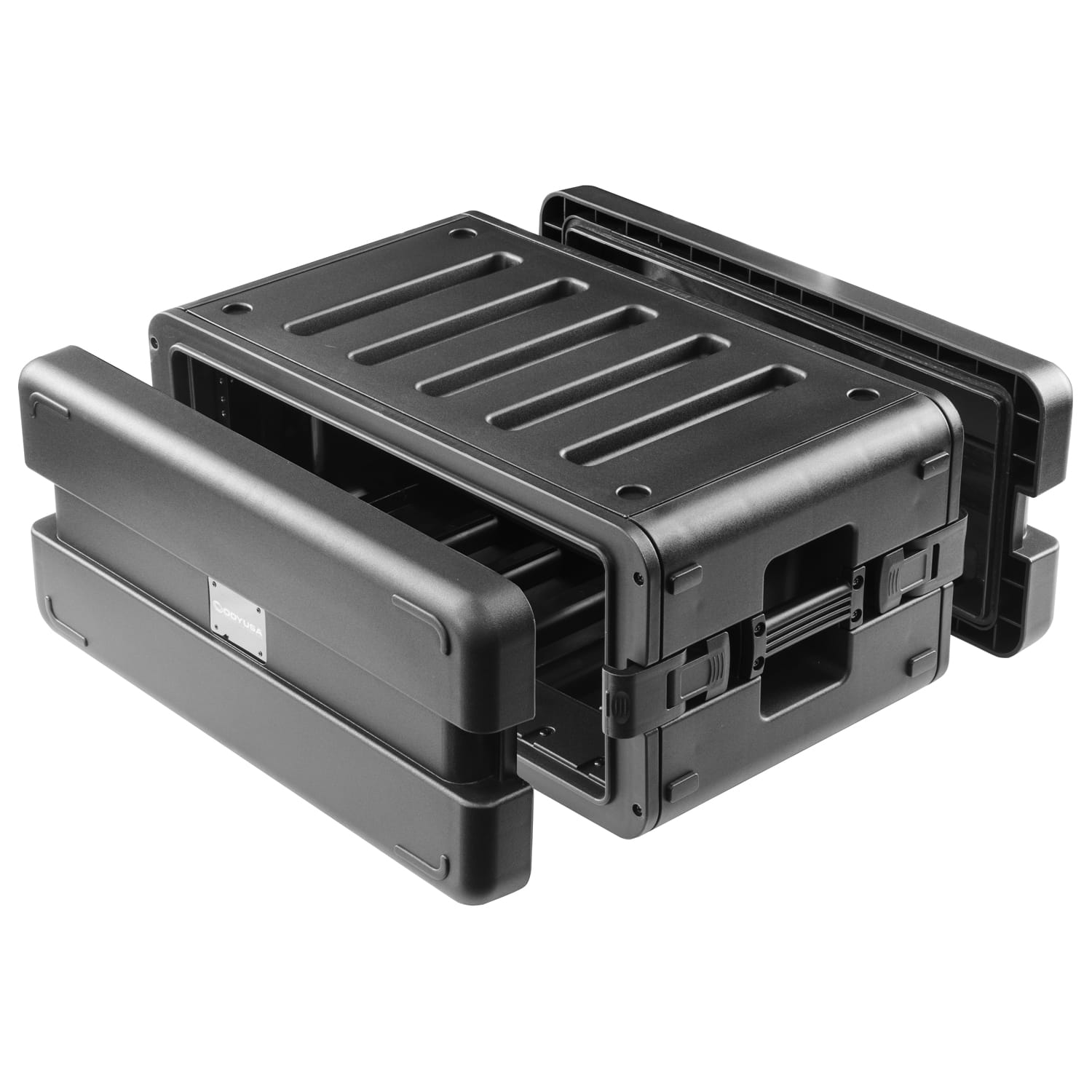 Odyssey Watertight 4U Rack Case with 4 Microphone Compartments