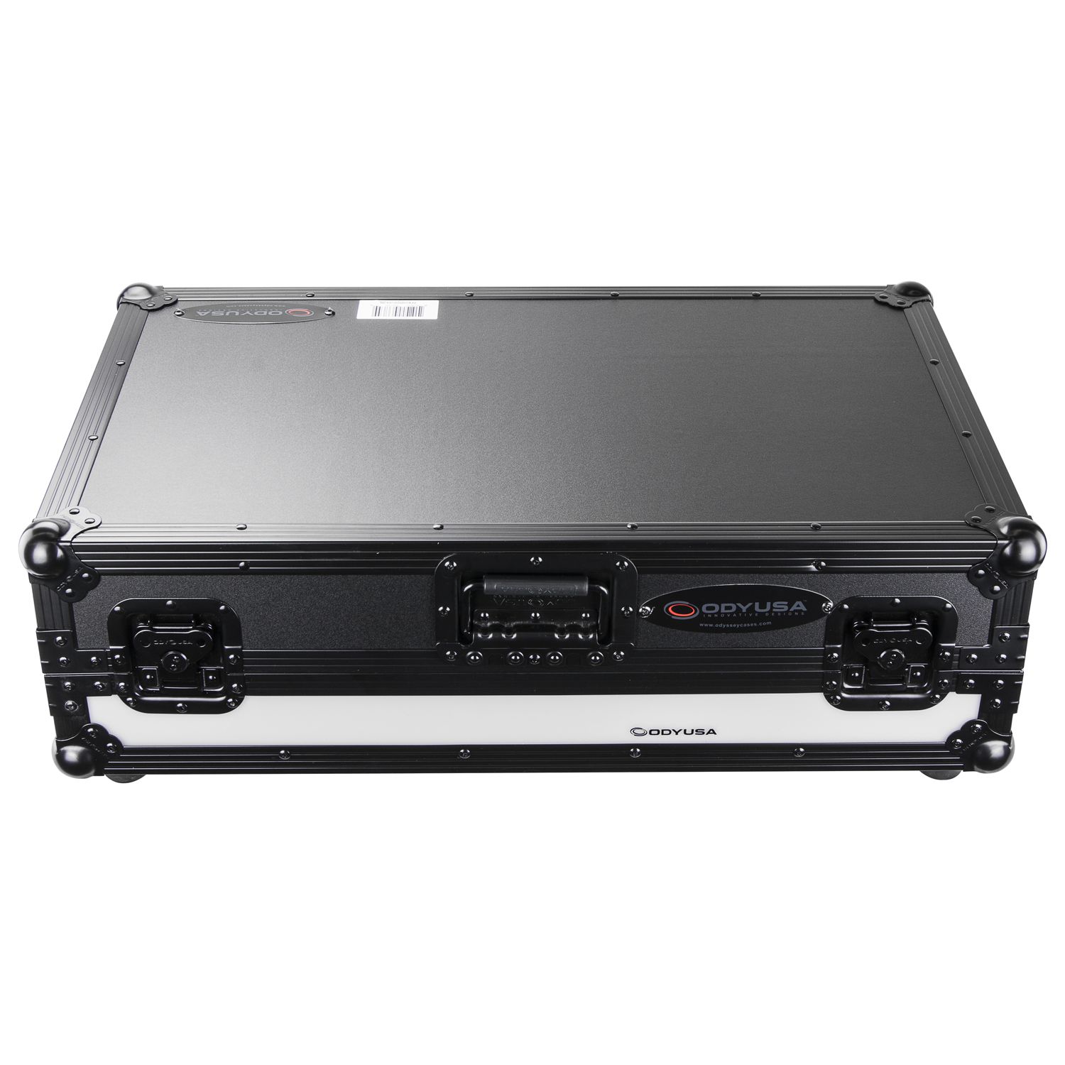 Black Pioneer DDJ-SX / DDJ-SX2 Case with 1U Rack Space LED panel