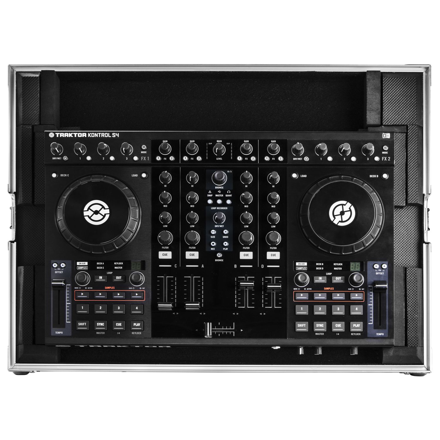 Low Profile Native Instruments Traktor Kontrol S4 MK3 Case