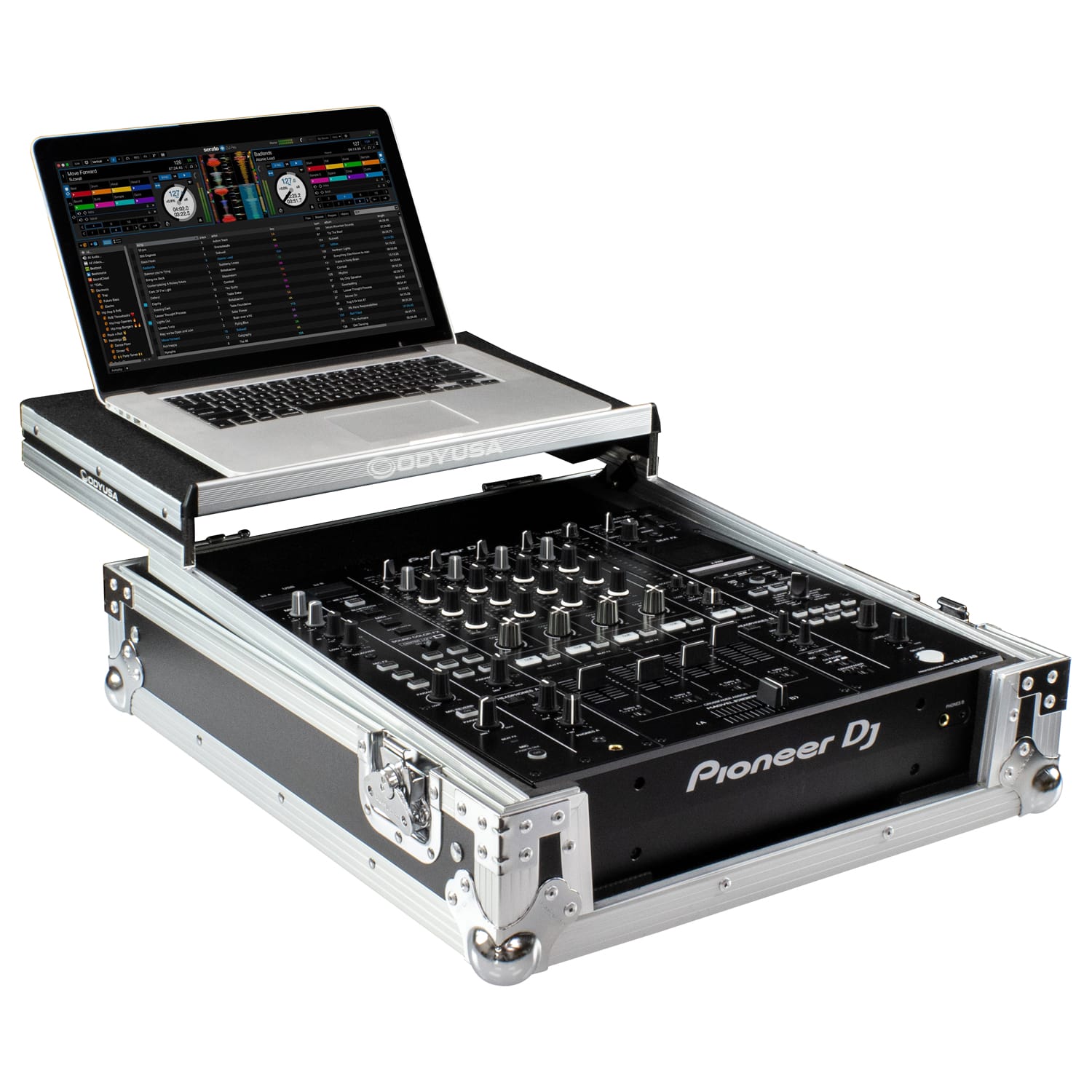 Odyssey Pioneer DJ DJM-A9 Flight Case with Glide Style Laptop