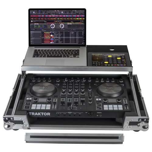 Traktor S4 MK3 Flight Case with Angle Glide Platform - Odyssey Cases