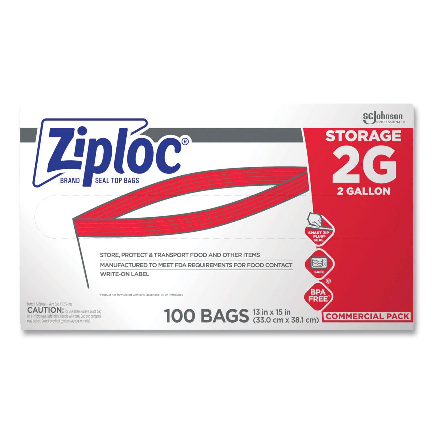 Ziploc 2 Gallon Storage Bags (682253)