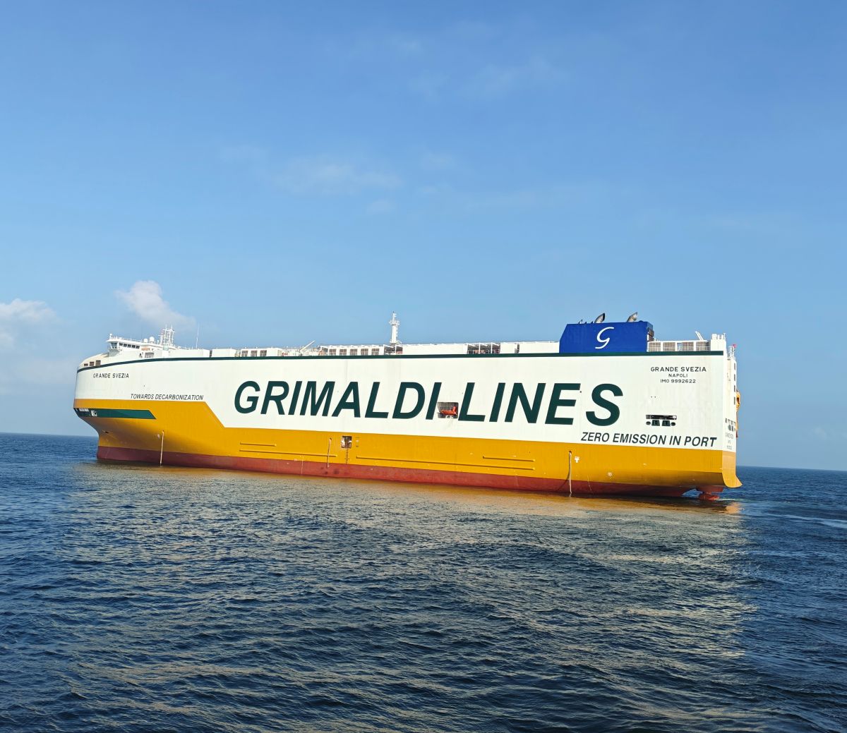Italy's Grimaldi takes delivery of new ammonia-ready car carrier