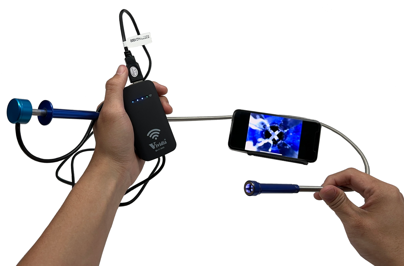 Vividia BlueEye G-1510 15mm Diameter 1m Long Flexible HD Camera