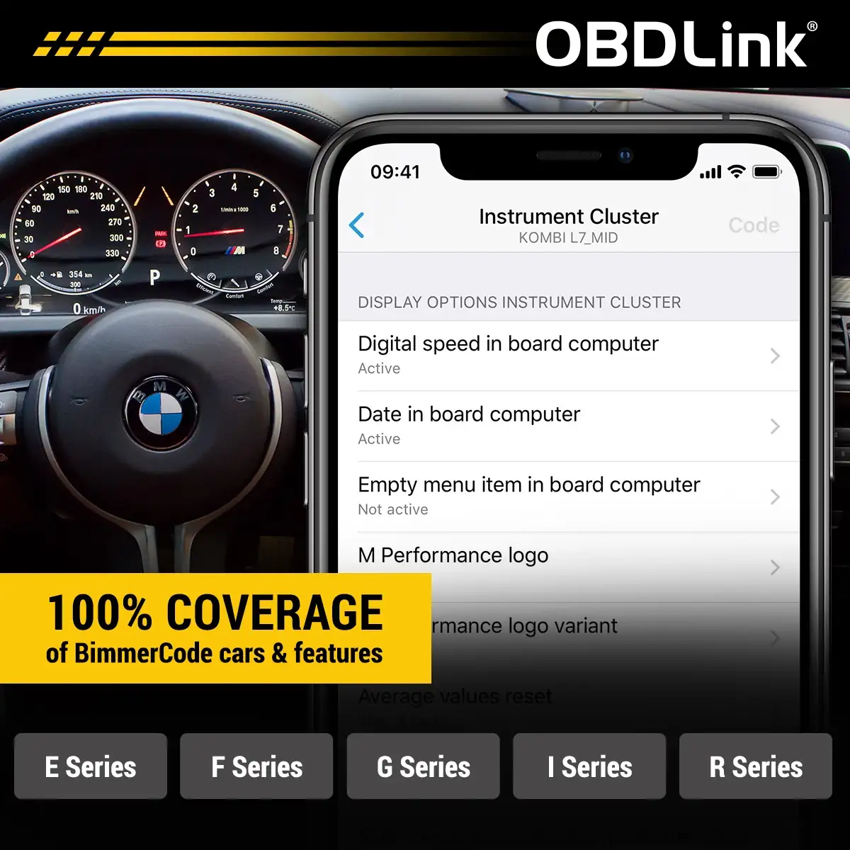 OBDLink® CX - Bluetooth 5.1 BLE OBD2 Adapter For BimmerCode