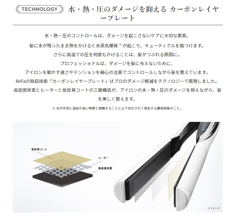 MTG ReFa BEAUTECH STRAIGHT IRON リファビューテック ストレートアイロン