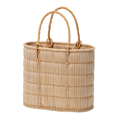 がま細工 手提げかご 中 / 晴れの国おかやま館オンラインショップ