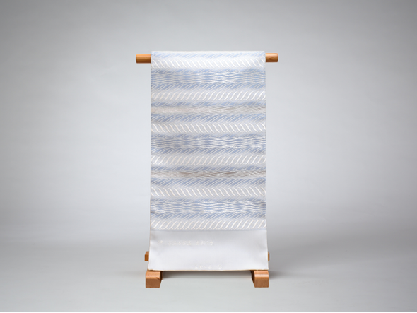 美術工芸啓 袋帯(ヴェネツィア段文・押し本漆本銀箔) | 商品紹介 | 染