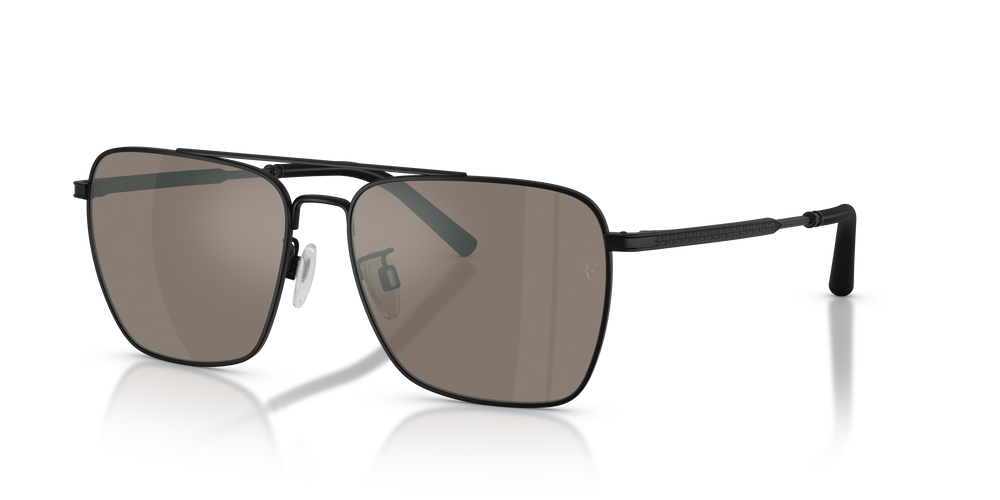 Oliver Peoples R-15 with Matte Black frame and Sierra Flash Mirror