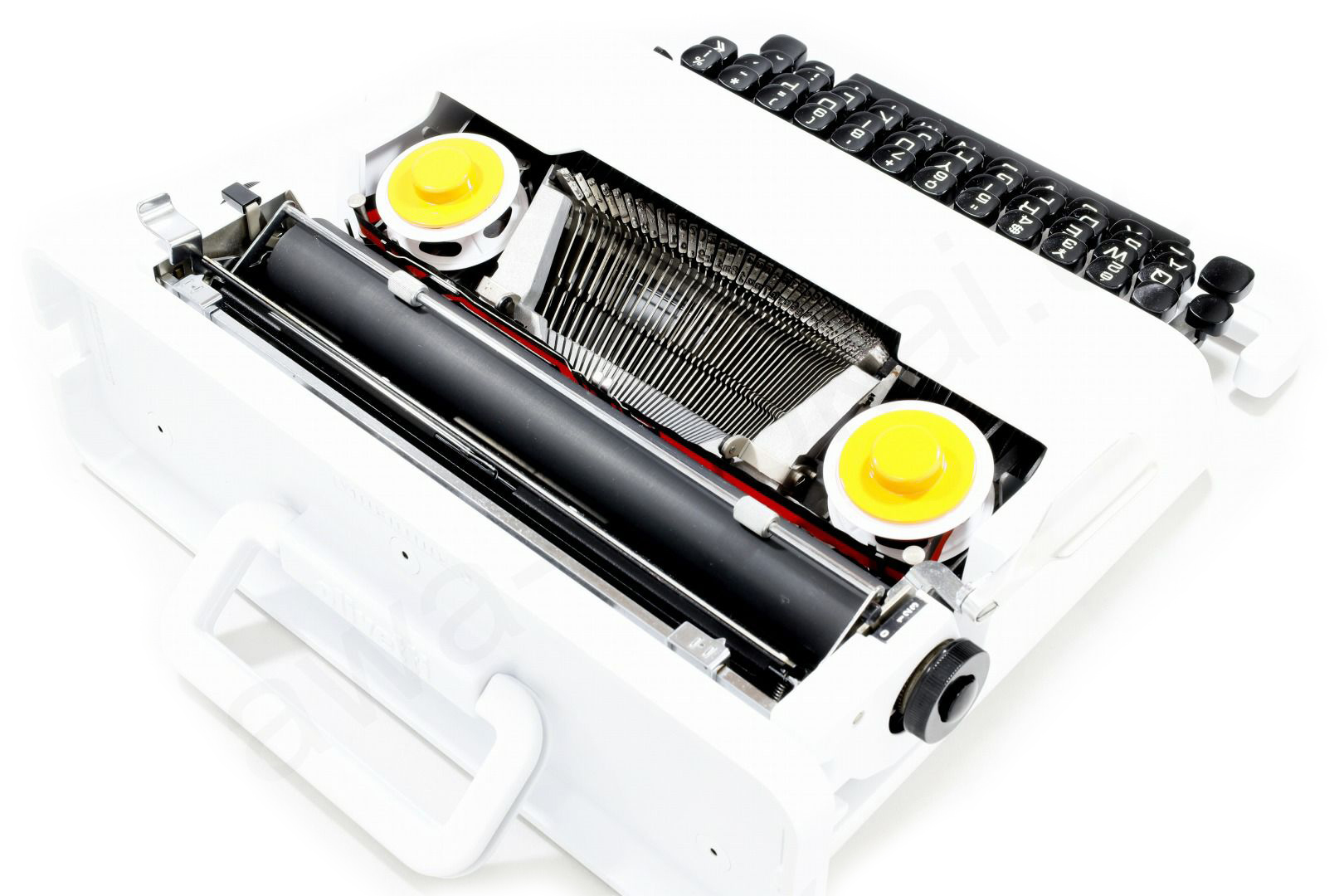 olivetti valentine（白） プレミアム中古タイプライター｜タイプ