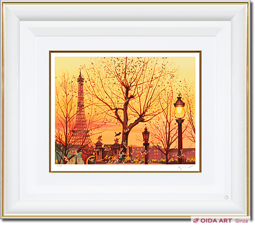 ヒロヤマガタ 黄昏のコンコルド広場 | 絵画など美術品の販売と買取