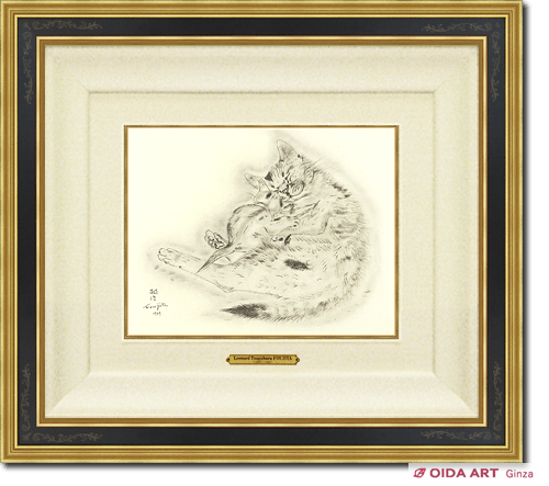 藤田嗣治 猫の本 ”アオラ” | 絵画など美術品の販売と買取 | 東京・銀座