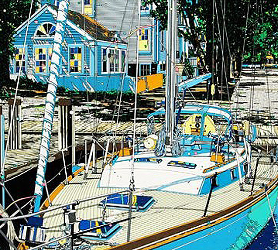 鈴木英人 果てしなき君の旅 | 絵画など美術品の販売と買取 | 東京