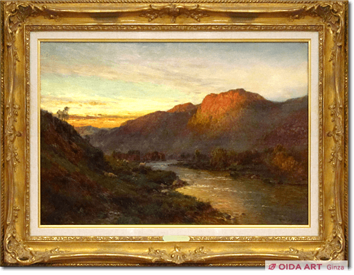 アルフレッド・ド・ブリアンスキー スコットランドの渓谷 | 絵画など