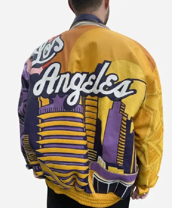 Los Angeles NBA All Star Jeff Hamilton Leather Jacket - Oskar Jacket