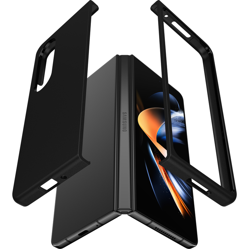 Black folding Galaxy Z Fold4 Case | OtterBox Thin Flex