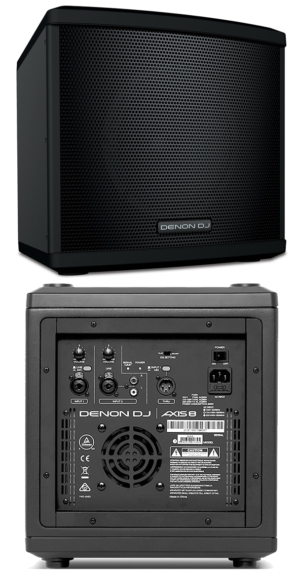 定格出力1000Wのハイパワーアンプ内蔵、8インチ・ウーファー搭載の2