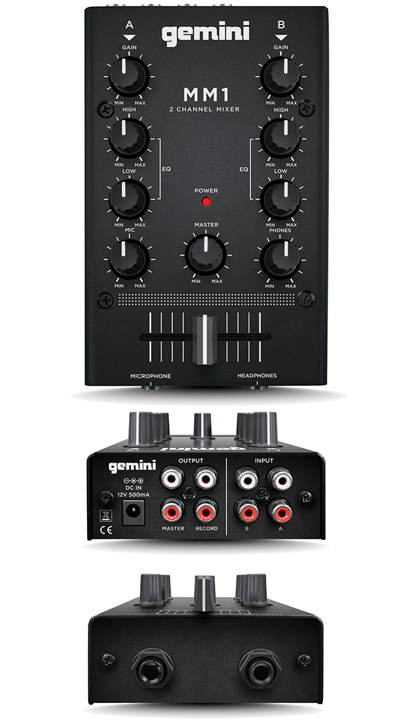超お手ごろ価格のDJミキサー、GEMINI MM1。
