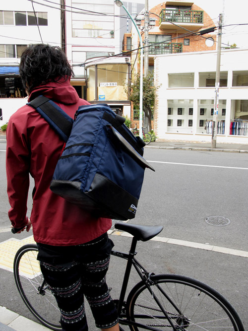 DIG4/DJバッグ/2 WAY VINYL TOTE オレンジ -DJ機材アナログレコード