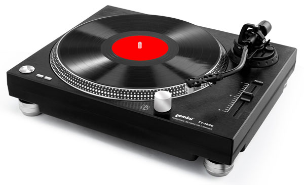 geminiのベルトドライブターンテーブルTT-1200のご紹介です。