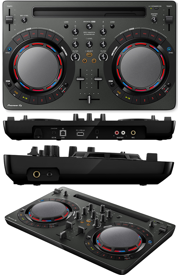 Pioneer DJのPCDJコントローラーDDJ-WEGO3-Rの紹介ページです。