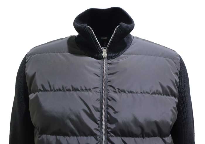 ヘルノ メンズ ニット×ダウン ハイブリッドジャケット | アウトレット