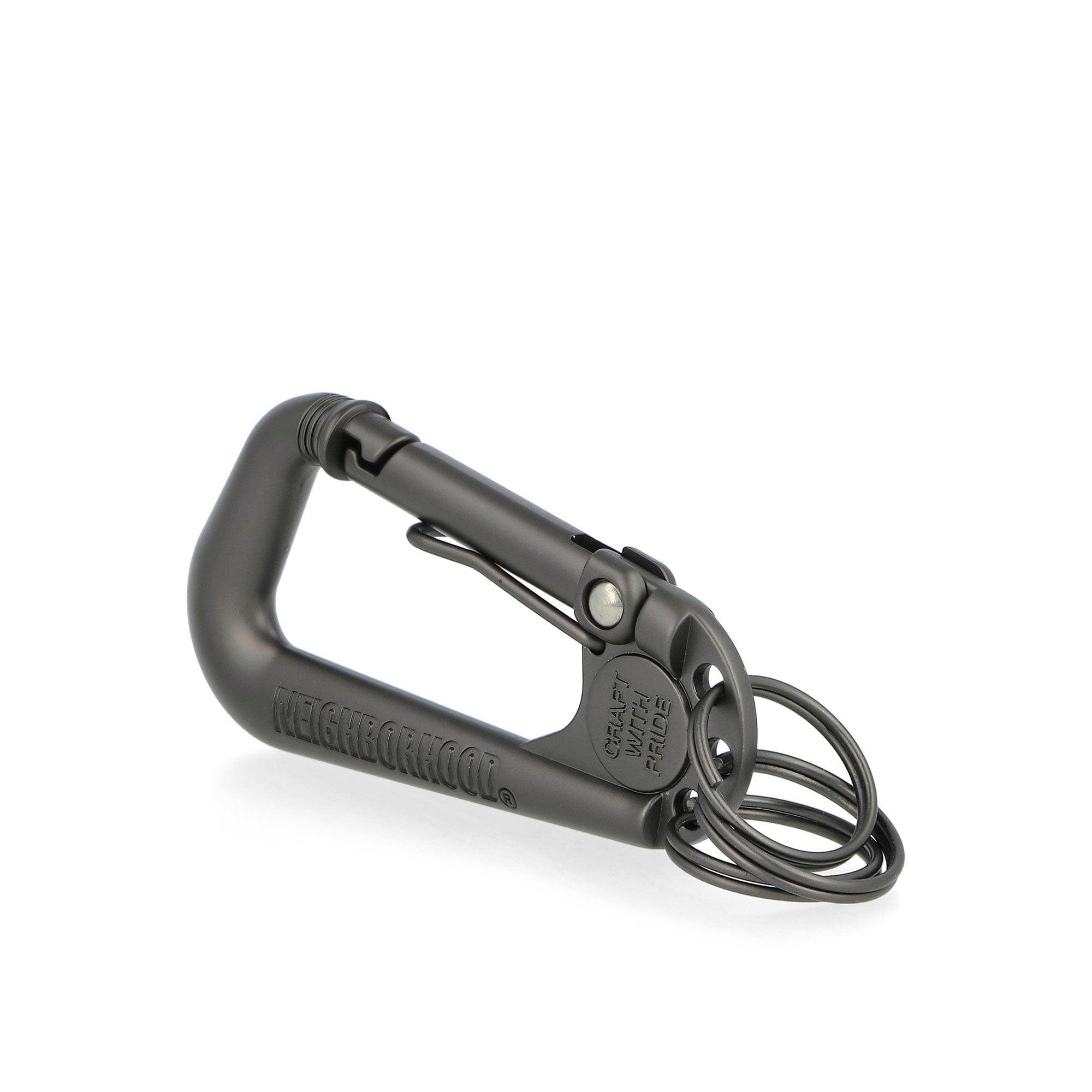 Neighborhood Carabiner Keyholder 252MYNH-AC03 / Black | OVERKILL