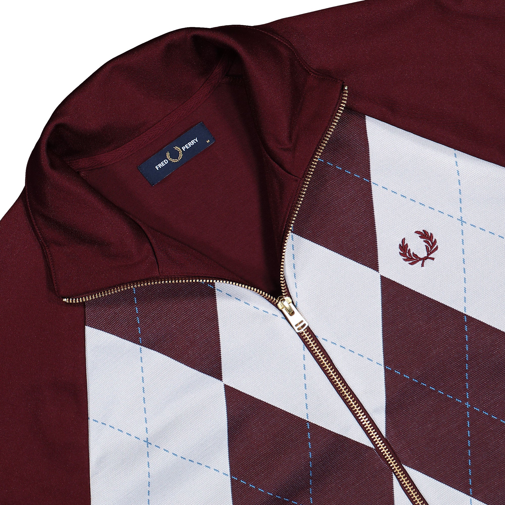 Fred Perry Argyle Track Jacket J1319-597 | OVERKILL