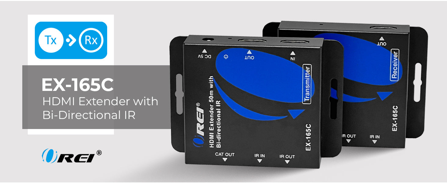 HDMI Extender Over CAT6/7 1080p, Upto 165 Ft – OREI.COM
