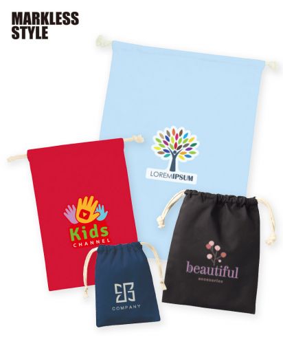 ショッパーやノベルティに大人気！コットン巾着卸通販【オレンジパーム】