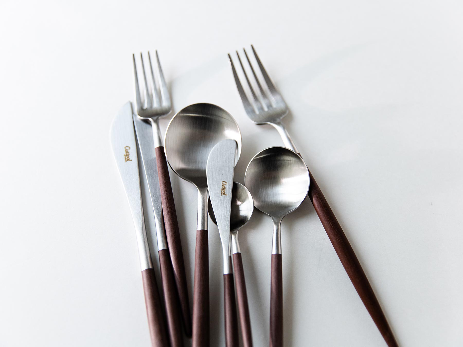 Cutipol GOA ブラウン×シルバー｜カトラリー｜オルネ ド フォイユ公式