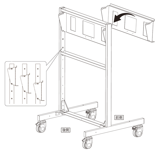 DS-80ver3｜ディスプレイスタンド｜スタンド｜製品情報｜オーエス