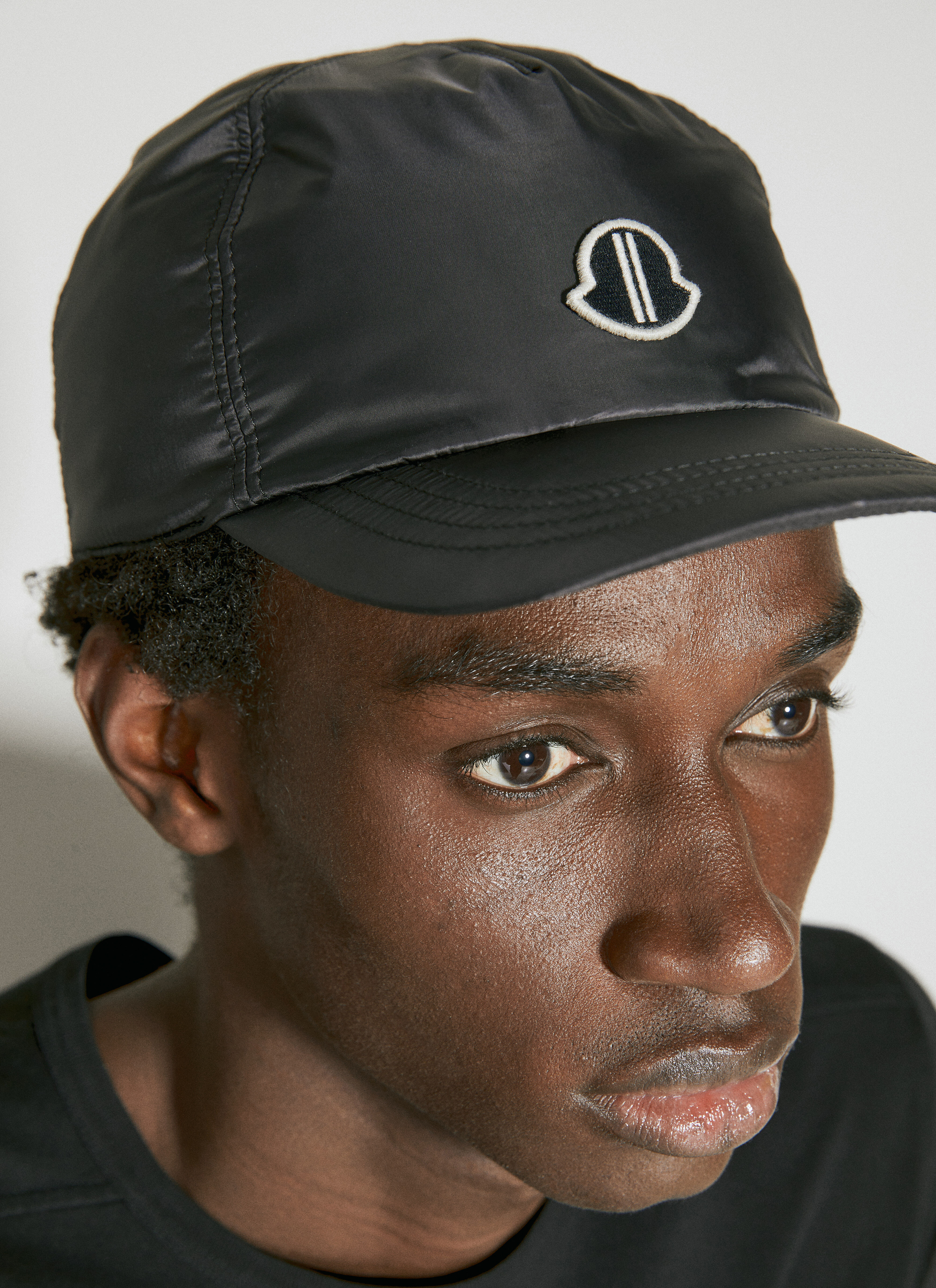 Moncler + Rick Owens メンズ ロゴパッチ ベースボールキャップ の