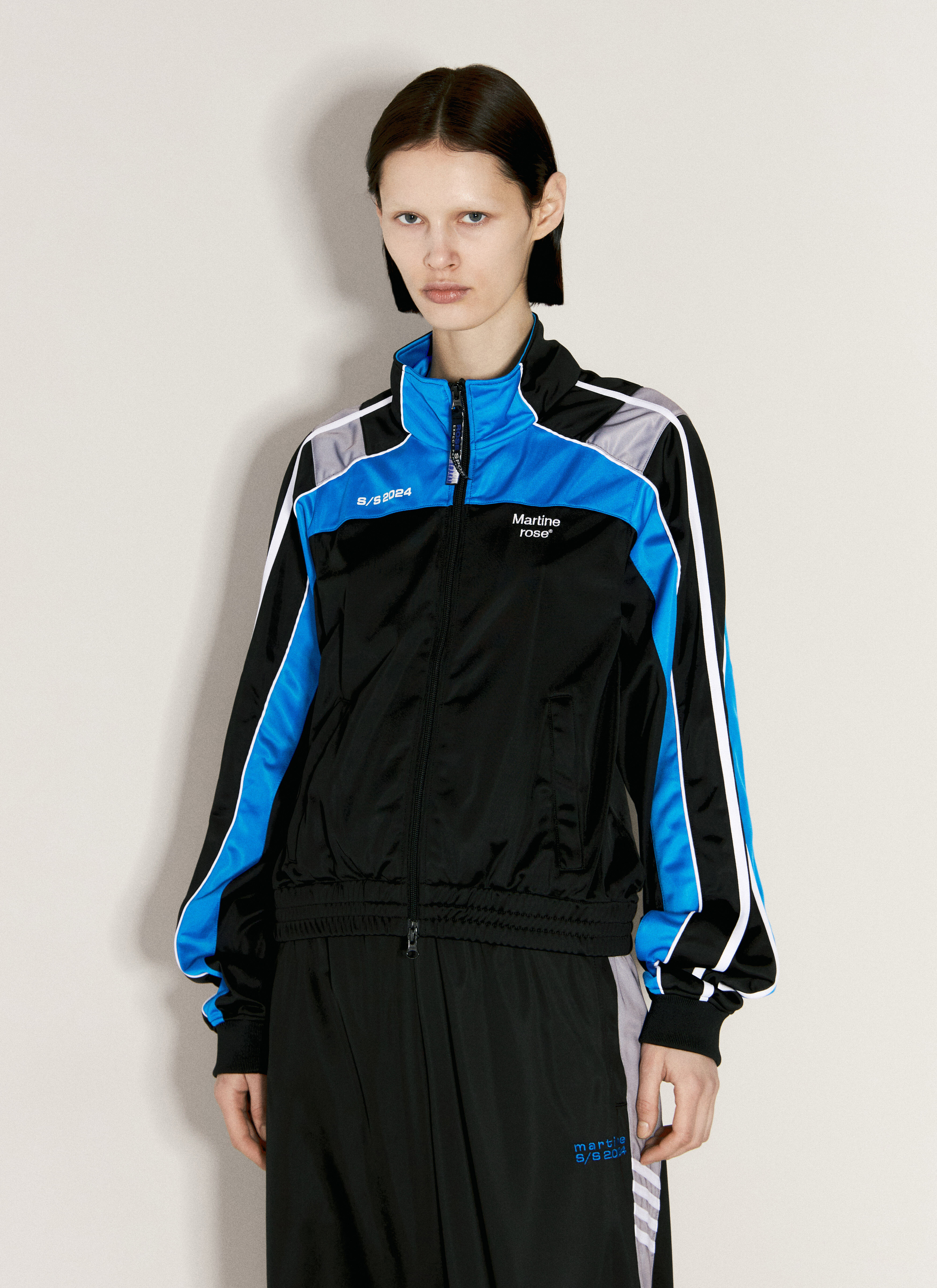 Martine Rose レディース シュリンクトラックジャケット の ブルー