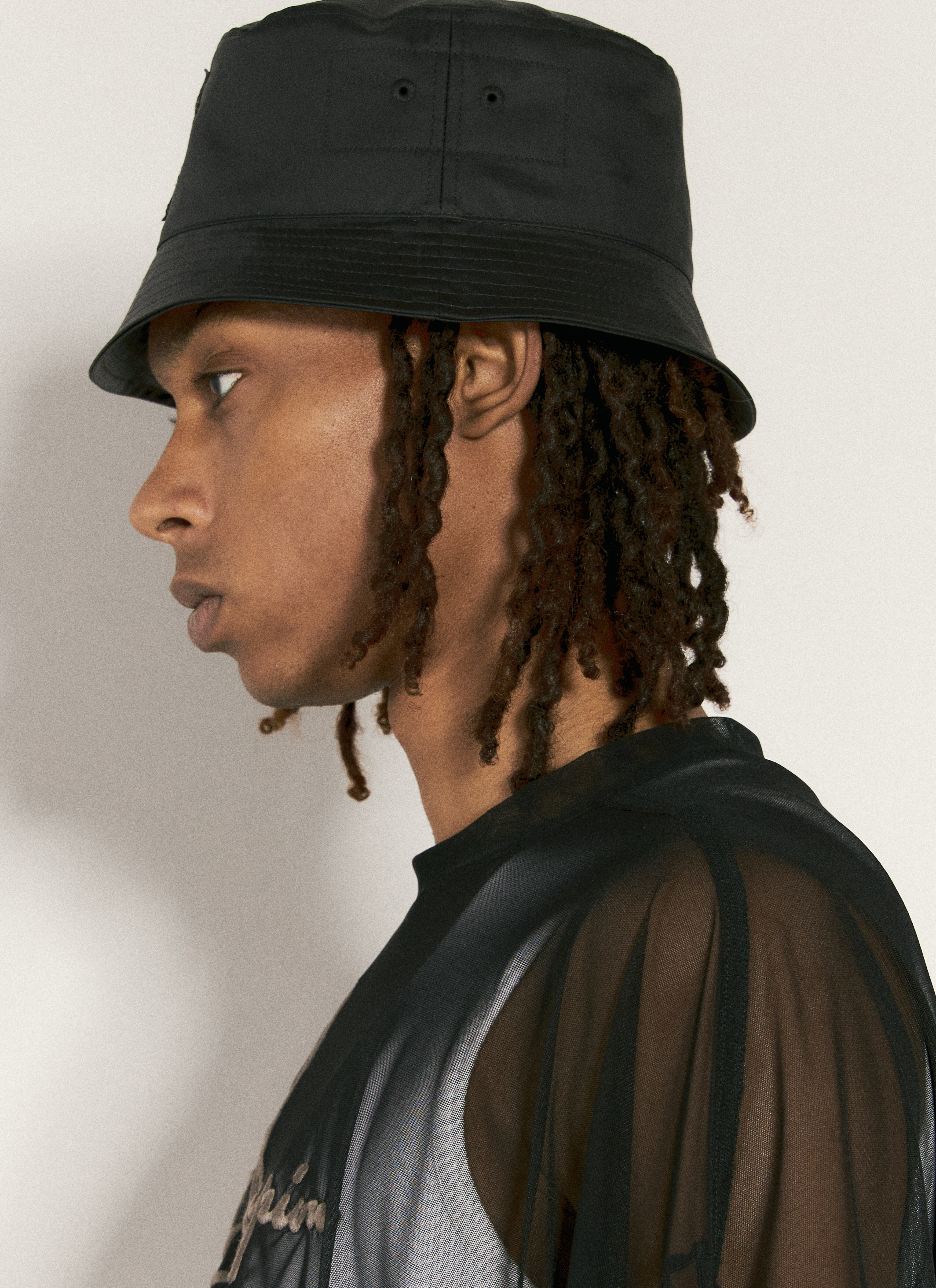 Rick Owens x Champion Men's' Gilligan Bucket Hat in Black | LN-CC®