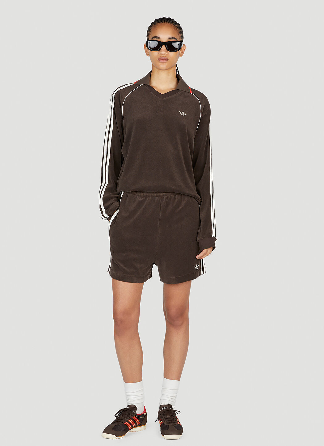 adidas by Wales Bonner レディース トラック ポロスウェットシャツ の