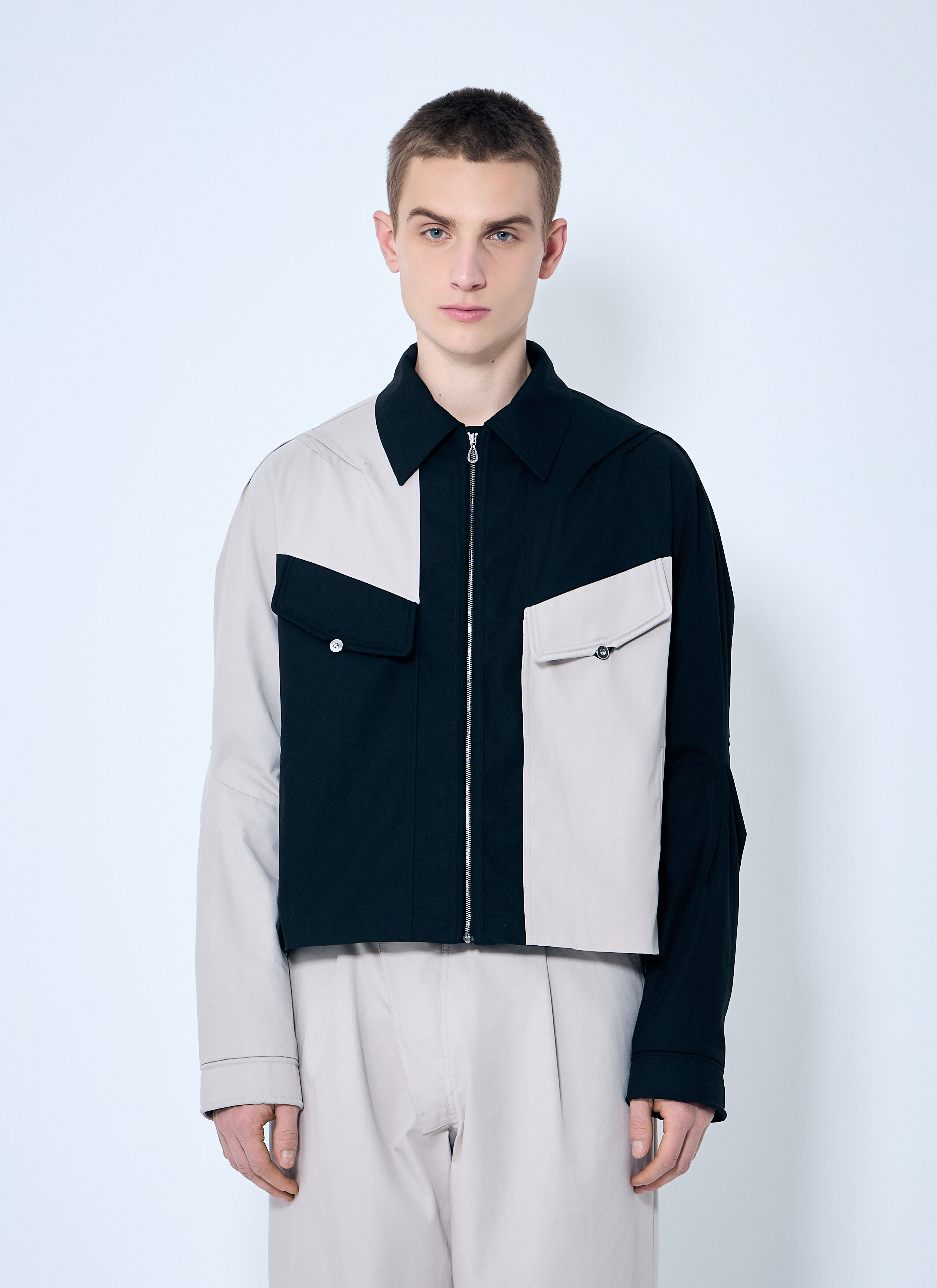 Kiko Kostadinov Men's' Alec K-Dart Jacket in Black | LN-CC®