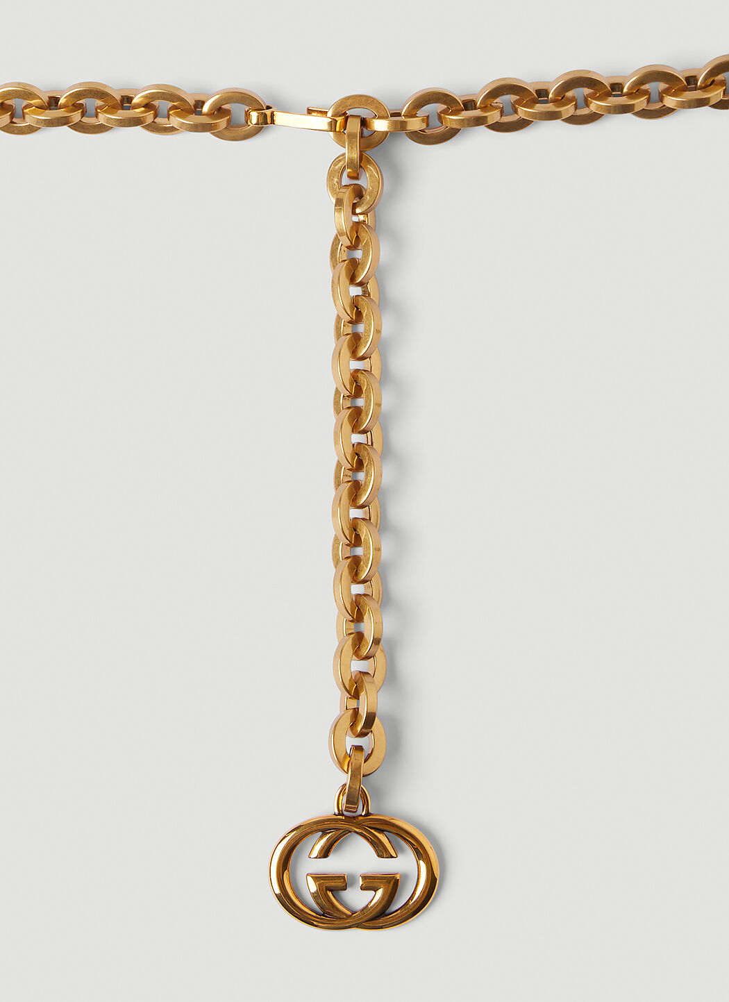 Gucci Interlocking G Chain Belt in Gold | LN-CC