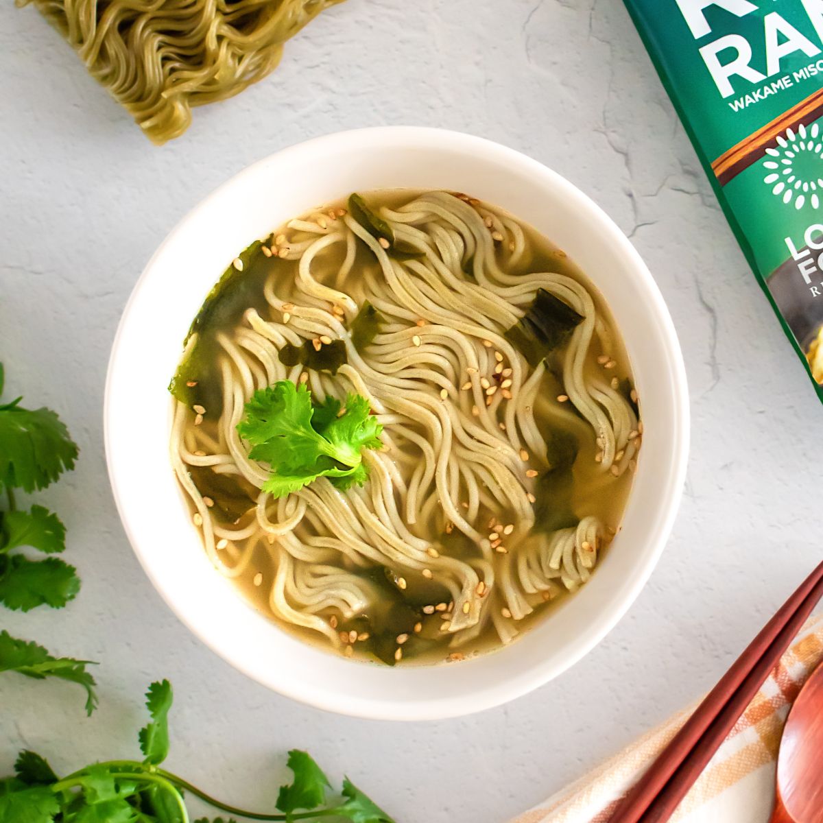 Jade Pearl Rice™ Ramen with Wakame Miso Soup – Lotus Foods