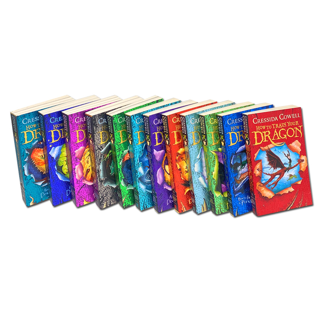 How to Train Your Dragon 12 Books Collection Set By Cressida