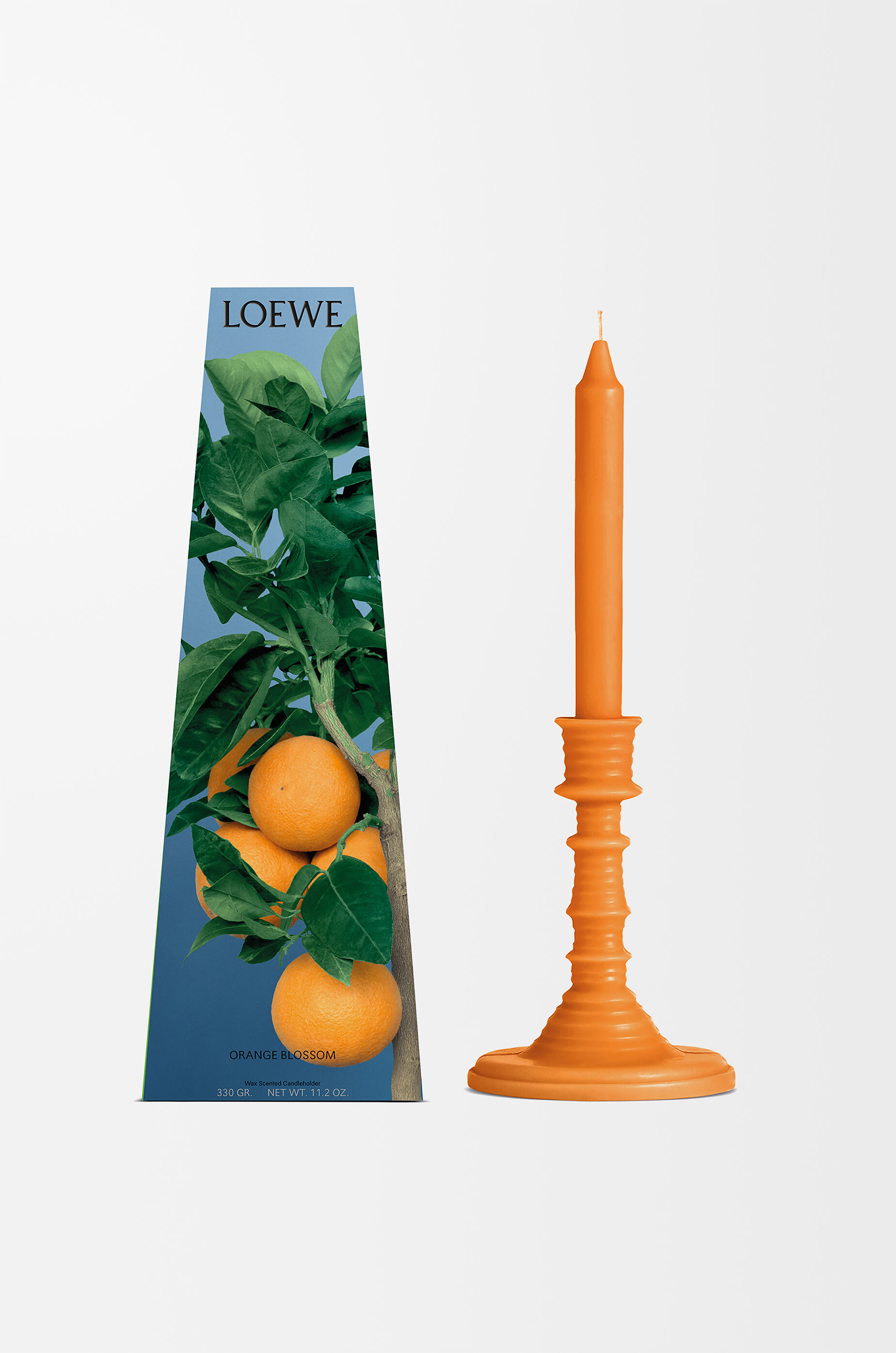 オレンジブロッサム ワックス キャンドルホルダー オレンジ - LOEWE