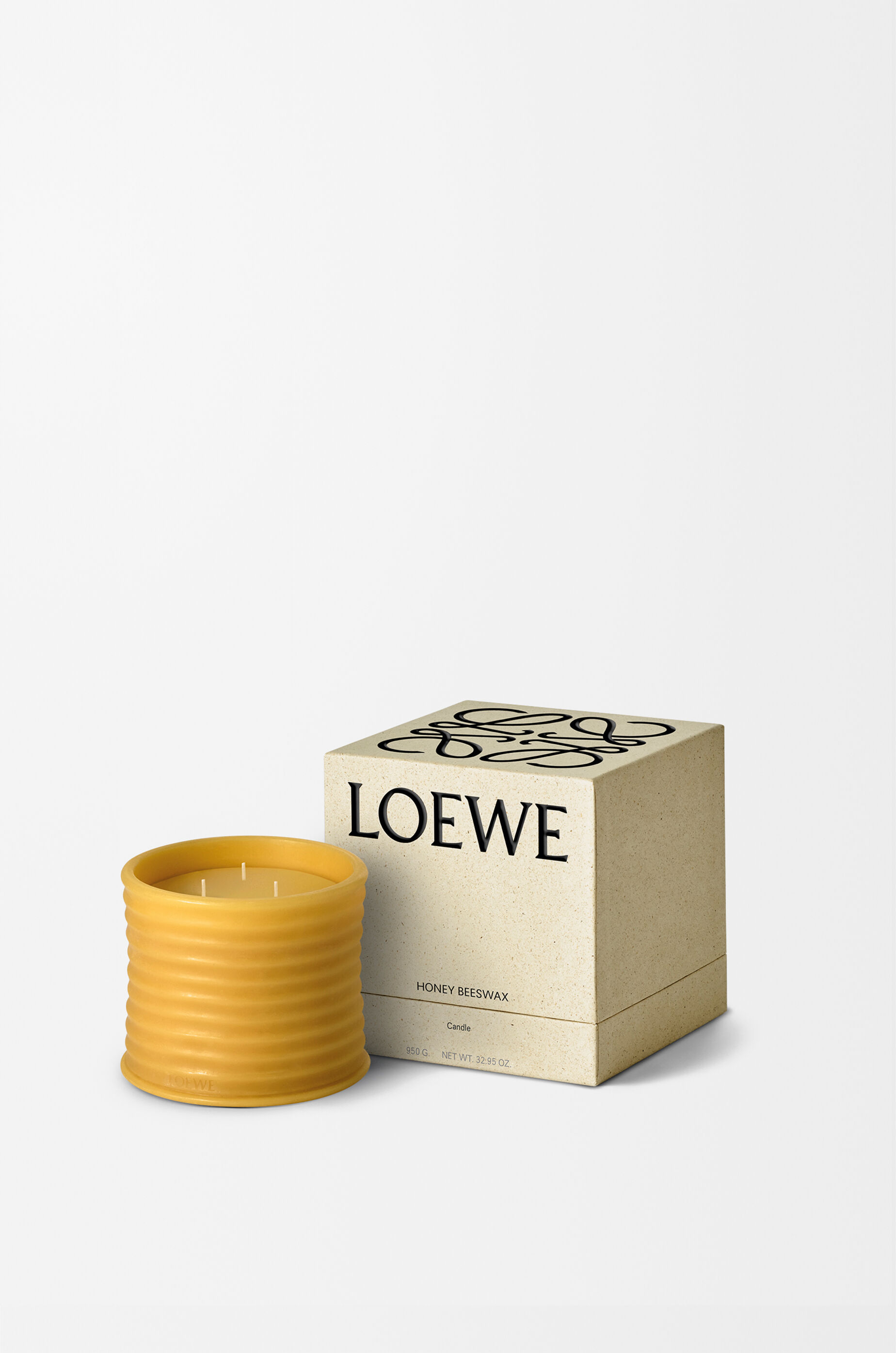 ハニー ビーワックス キャンドル ミディアム イエロー - LOEWE Japan