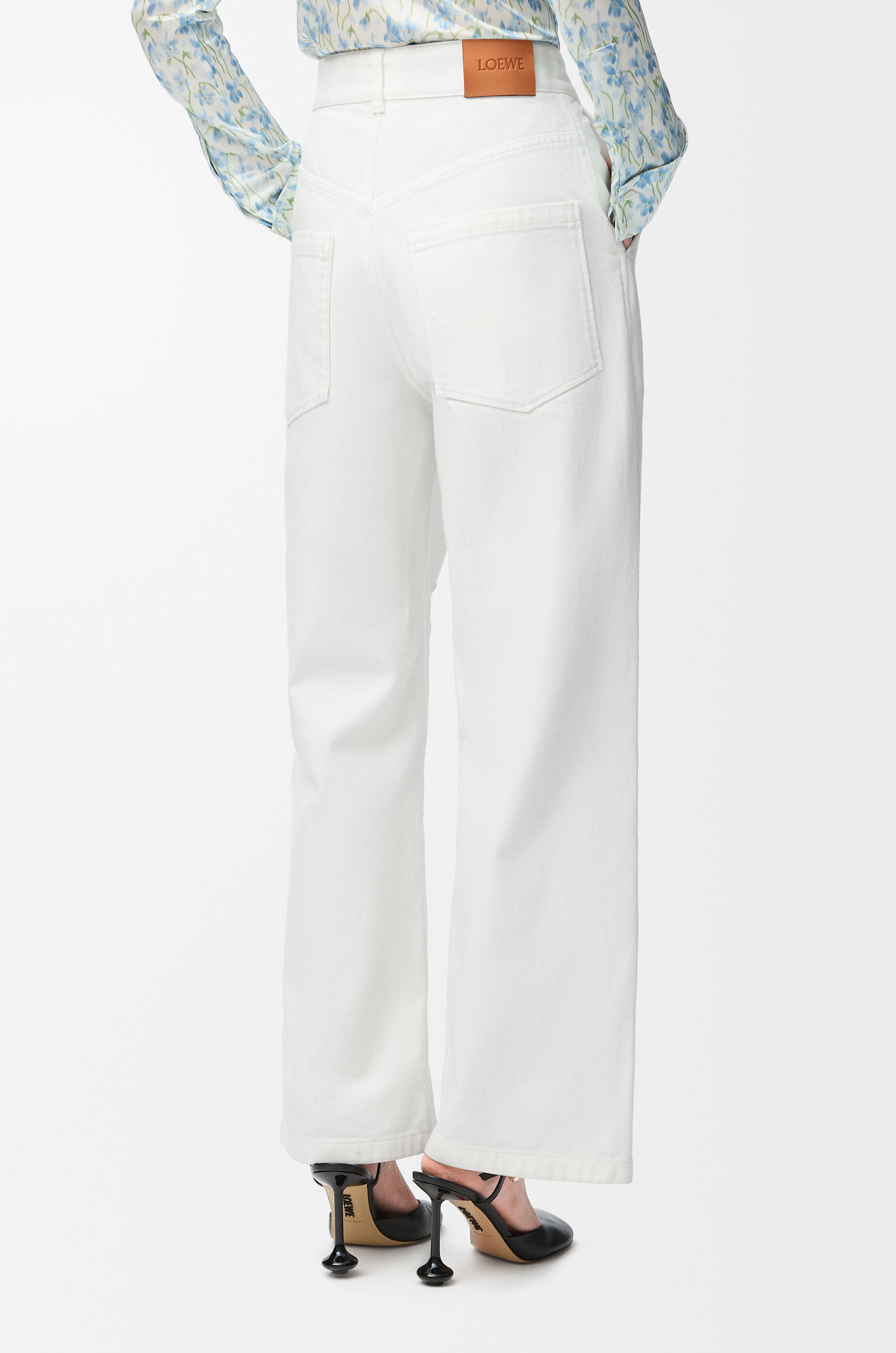 アナグラム バギー ジーンズ（デニム） ホワイト - LOEWE Japan