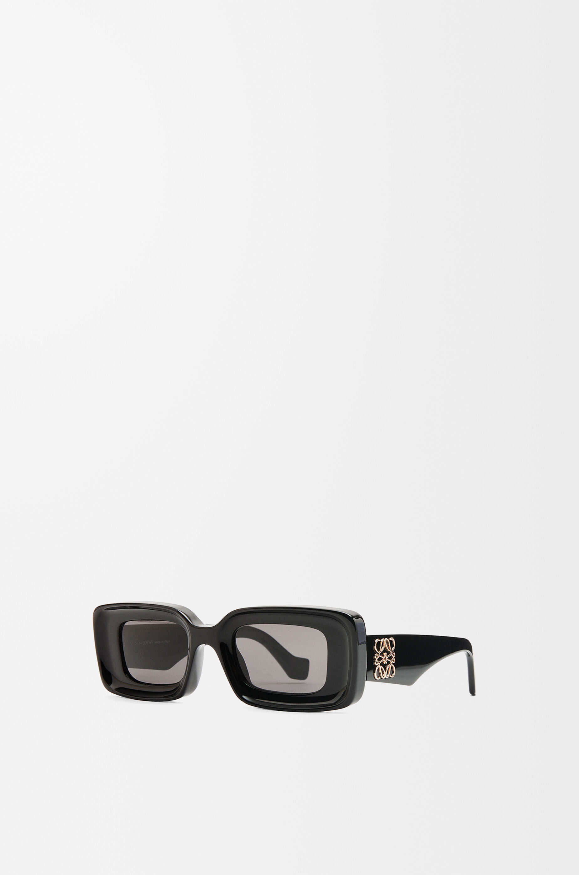 レクタンギュラー サングラス ブラック - LOEWE Japan official website