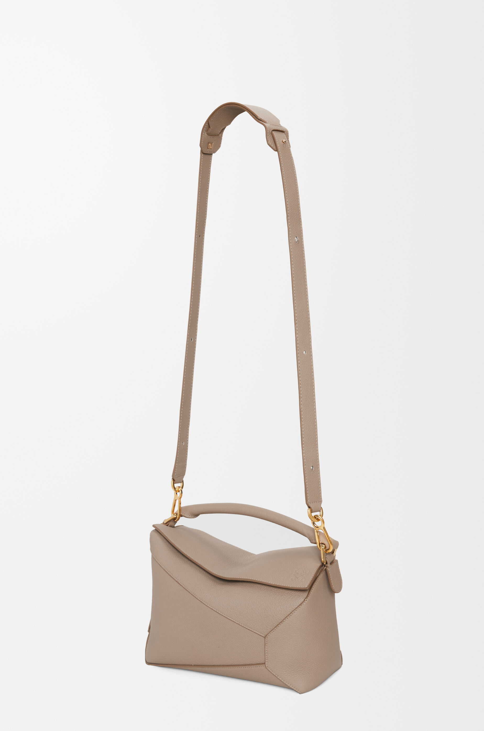 パズルエッジ バッグ ミディアム（ソフトグレインカーフ） ベージュ