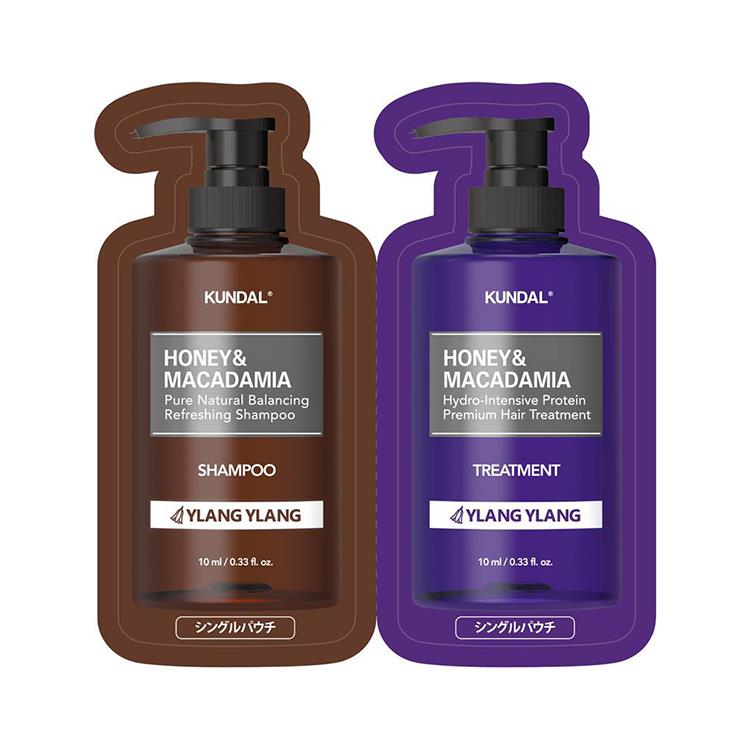 ハニー&マカデミア シャンプー+トリートメント イランイラン
