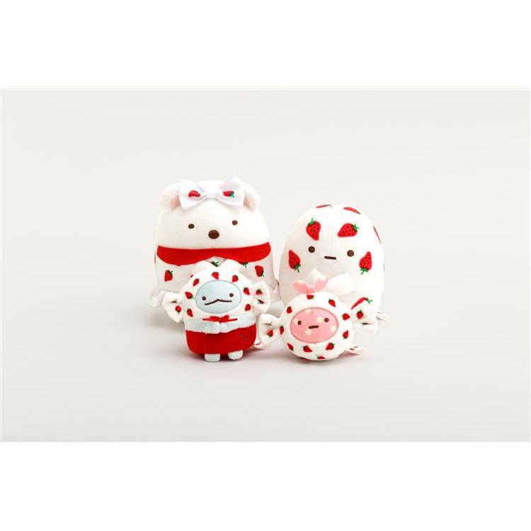 あつめてぬいぐるみ しろくま すみっコぐらし×サクマいちごみるく